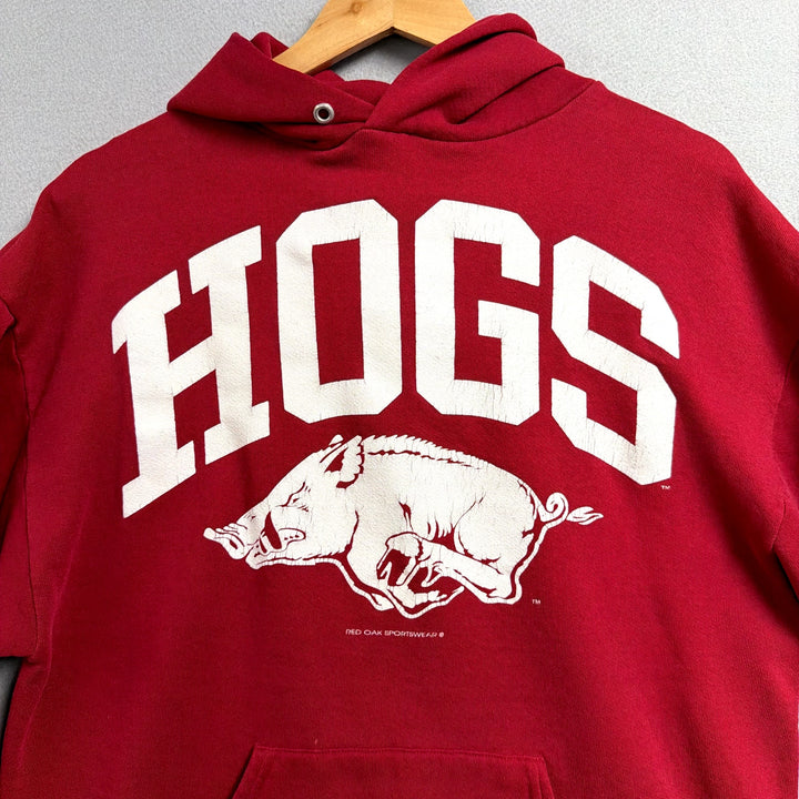 Vintage University of Arkansas Hogs Hoodie Size Medium