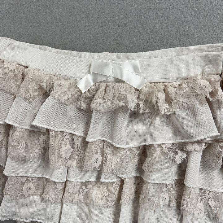Women's Ruffled Lace Shorts Size Medium