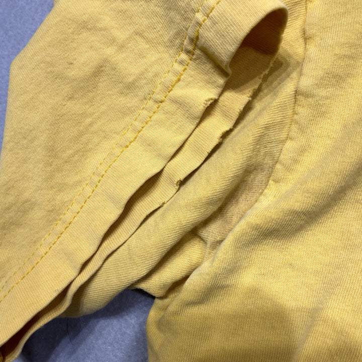 Vintage Tommy Hilfiger Distressed Yellow T Shirt size XL