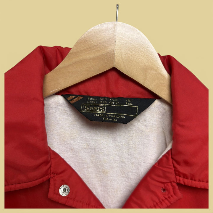 Vintage 70s budweiser Windbreaker Jacket Size Small