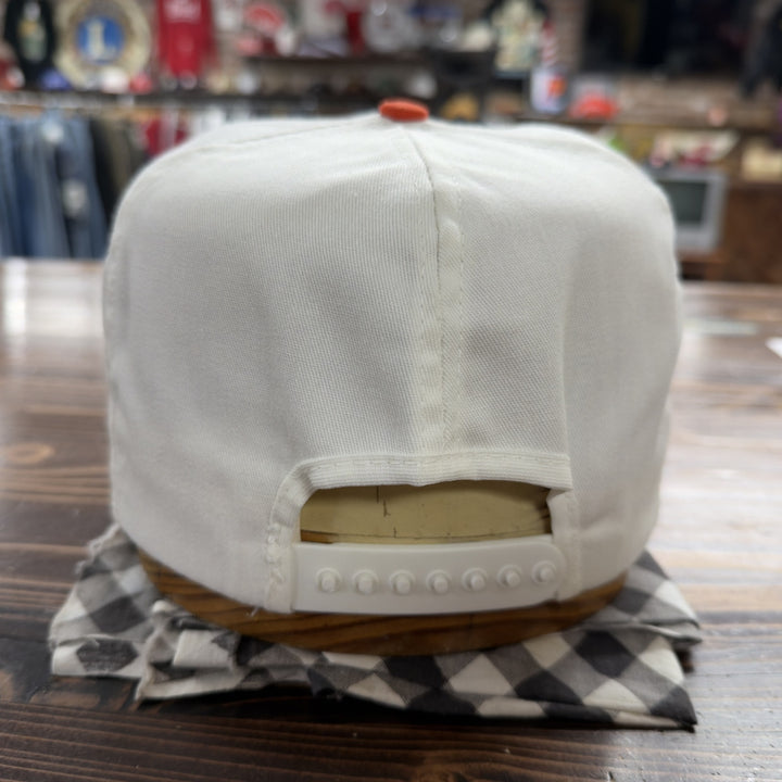 Tyson Foods Vintage Script Snapback Hat 80s