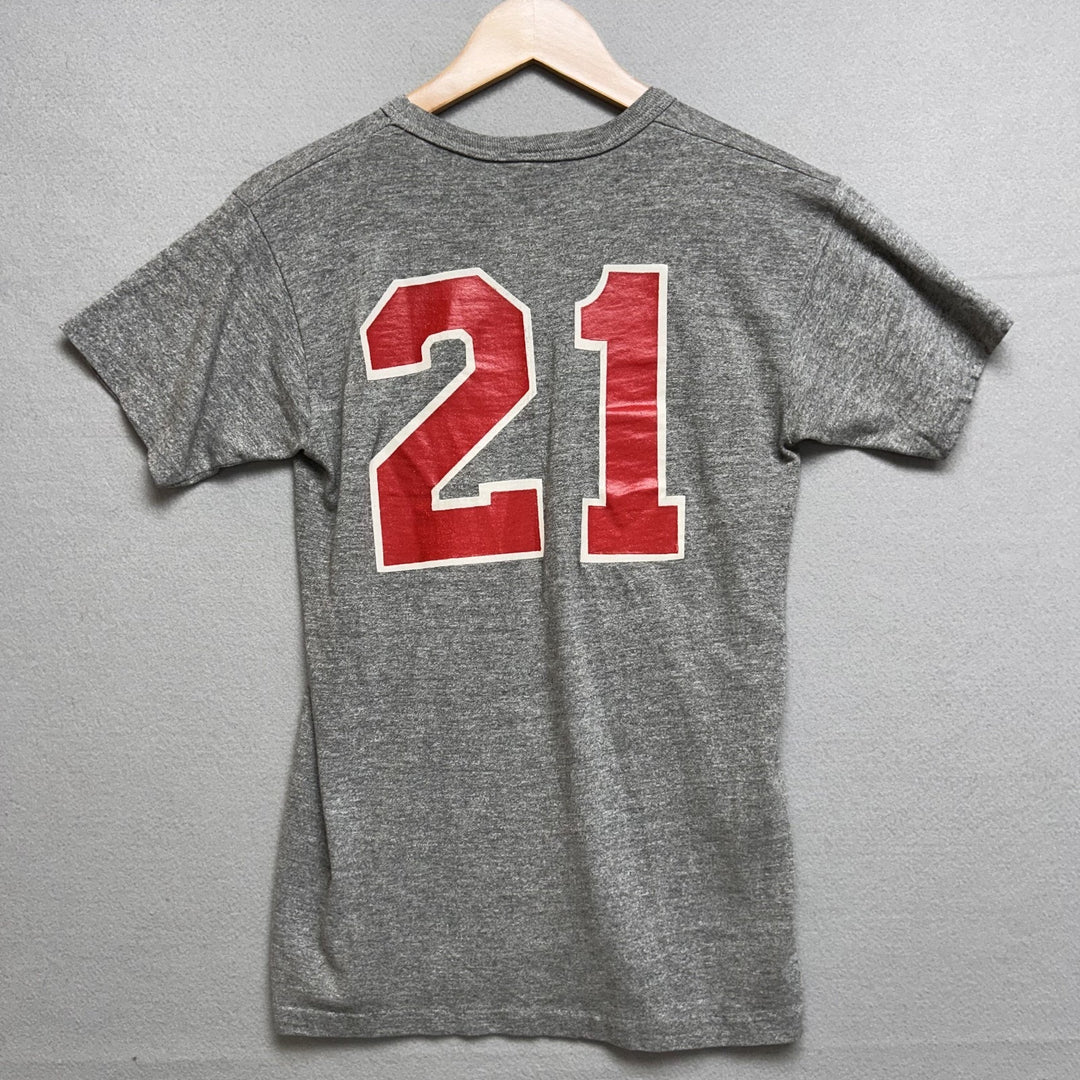 Vintage 80's Bicks Conoco Gas Station Shirt Lincoln Nebraska Grey Size Small