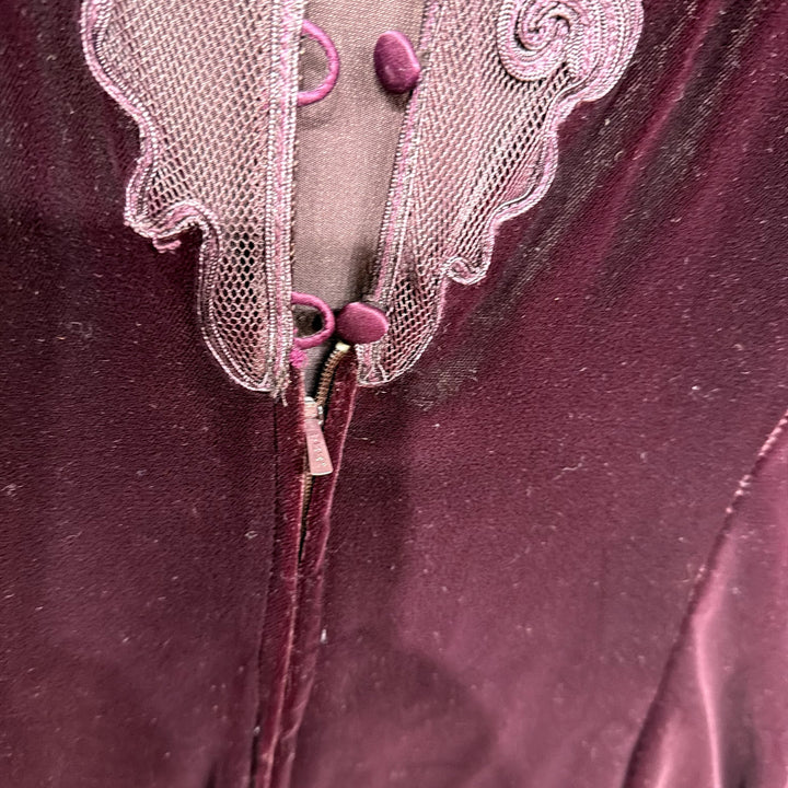Vintage Maggy London Velour Dress Size 14