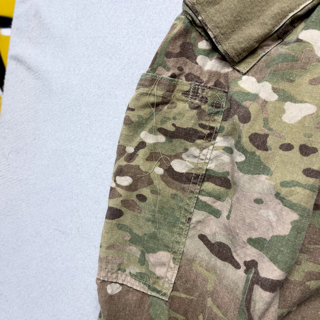 Men's Camo Military BDU Button Up Long Sleeve SI Shirt XXL