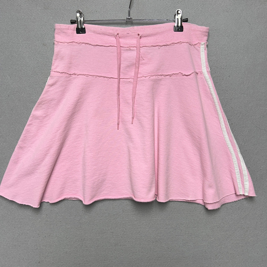 Vintage Stationwagon Y2K Pink Terry Skirt Size Medium