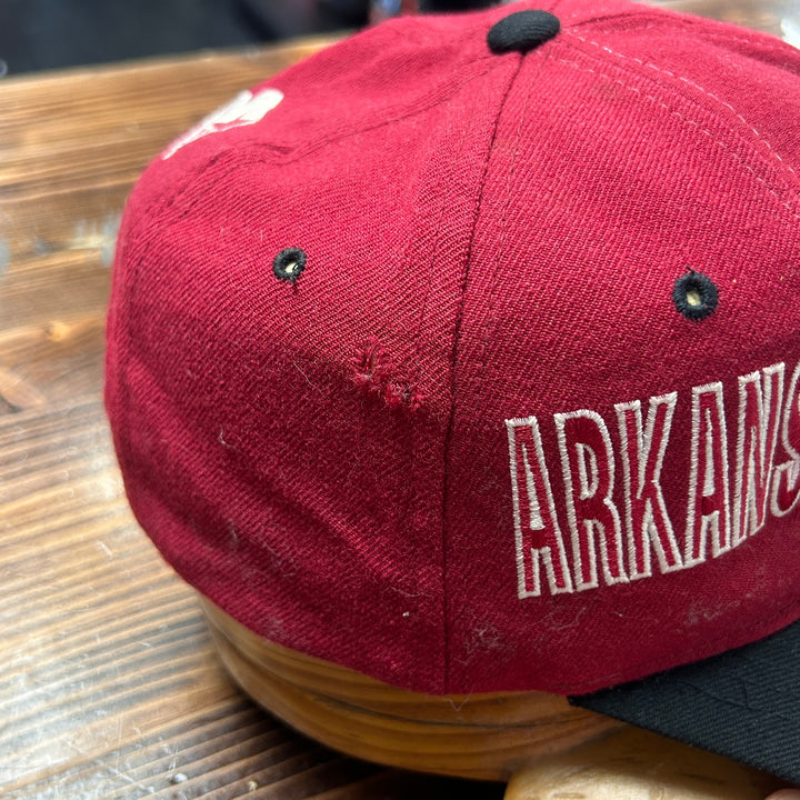 Vintage Arkansas Razorbacks Starter Snapback Hat