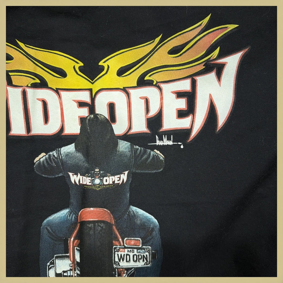 Vintage Wide Open Cycles 2000s Button Down Shirt Size XL
