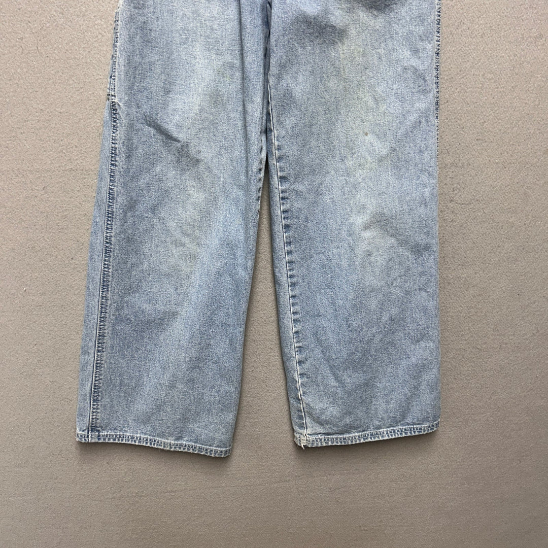 Vintage Y2K Tommy Hilfiger Light Wash Carpenter Pants Wide Leg 24x27