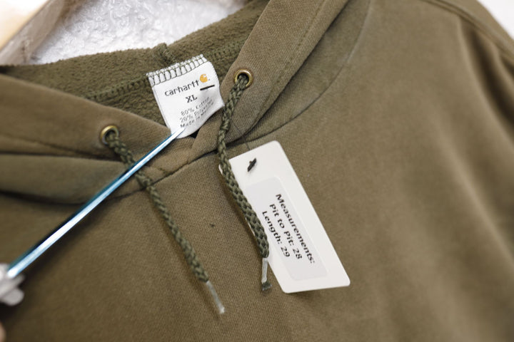 Carhartt Vintage Green Hoodie XL 2000s