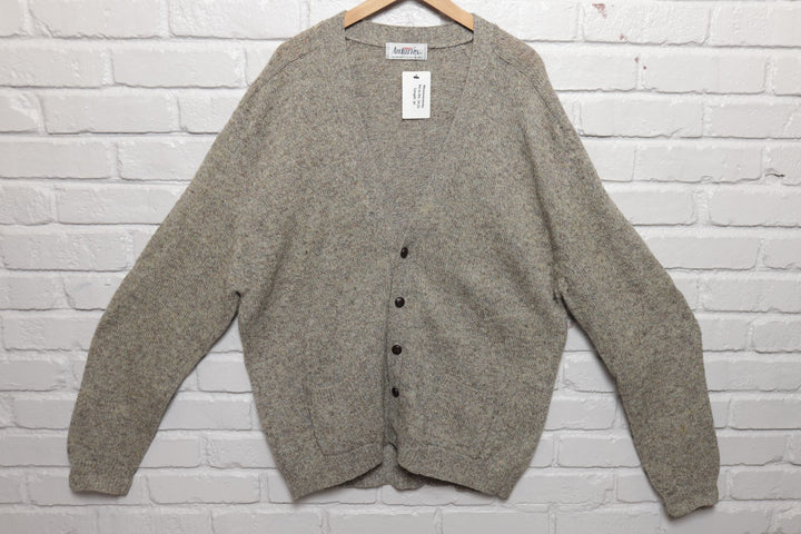 Antartex Wool Vintage Cardigan Sweater 80s XL