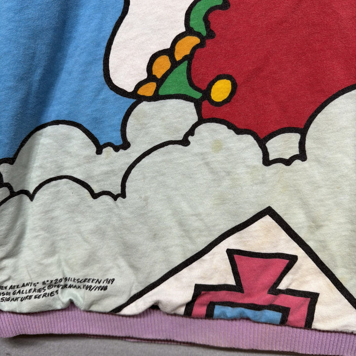 Vintage 80s Peter Max Reversible Sweatshirt Size XL