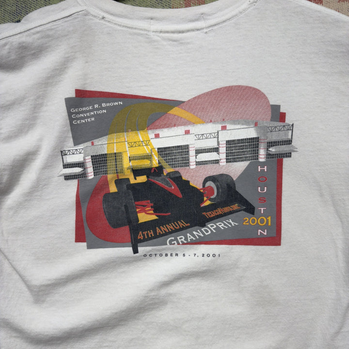 Houston Grand Prix Vintage Racing  T Shirt Size Medium 2000s