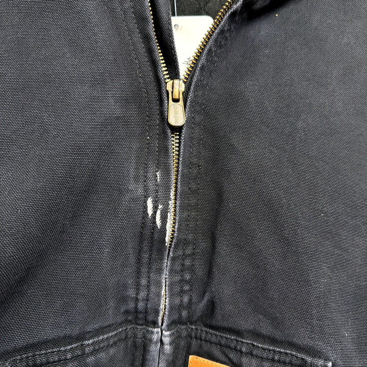 Vintage Kids Carhartt Active Jacket Black Size Medium