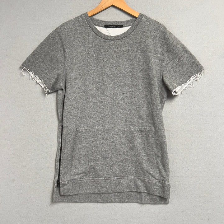 John Elliott Co Gray Villain Crewneck Terry T Shirt Size Medium