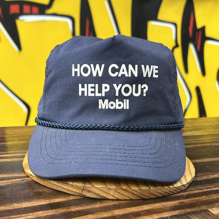 Vintage Mobil Oil 80s Snapback Hat