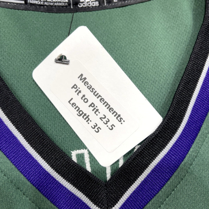Adidas milwaukee Bucks Brandon Jennings Hardwood Classics Jersey Size Large