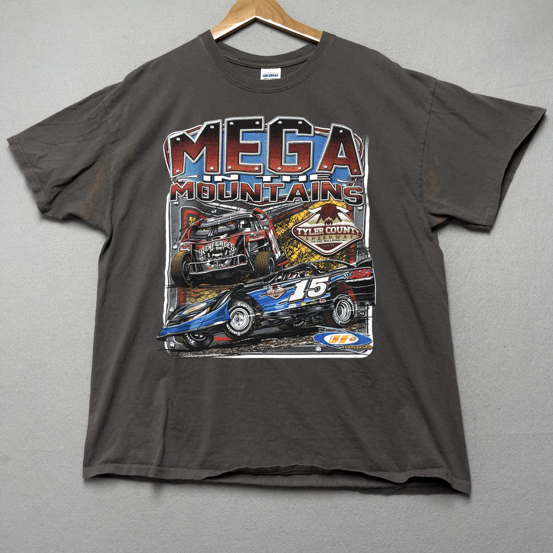 Mega In The Mountain Tyler County Speedway Dirt Track Shirt XL