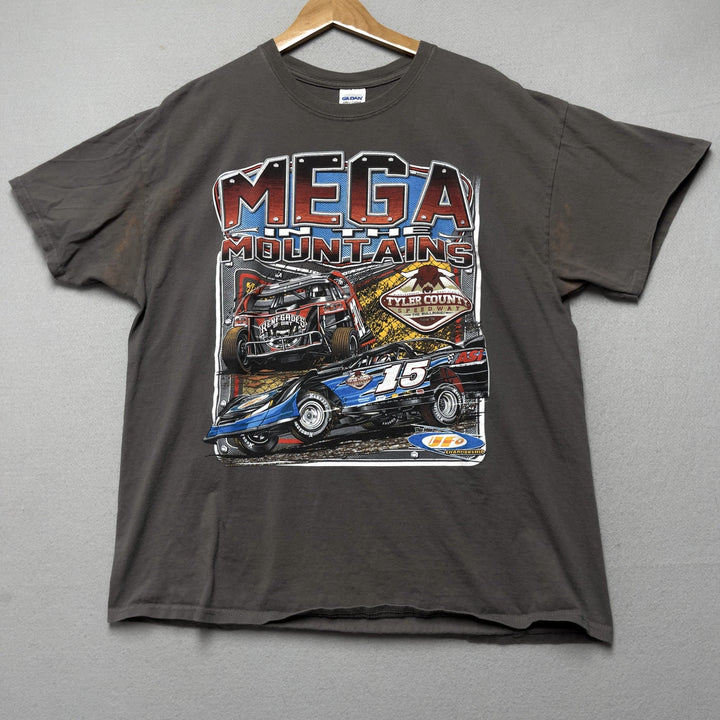 Mega In The Mountain Tyler County Speedway Dirt Track Shirt XL