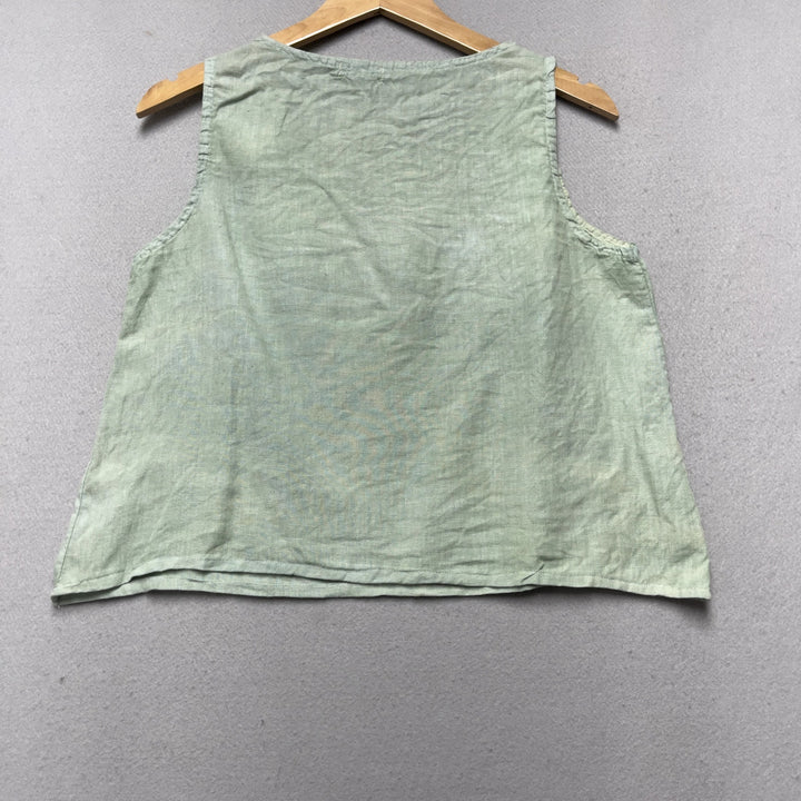 Lungo L'Arno Women's Light Green Tunic Top Small