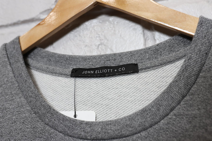 john elliott short sleeve sweatshirt size large