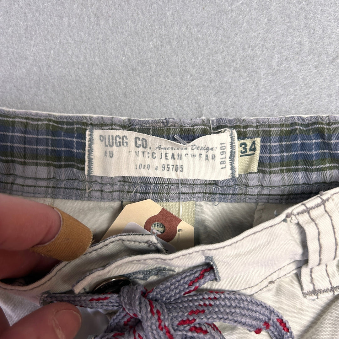 Plugg Co Cargo Shorts Size 34