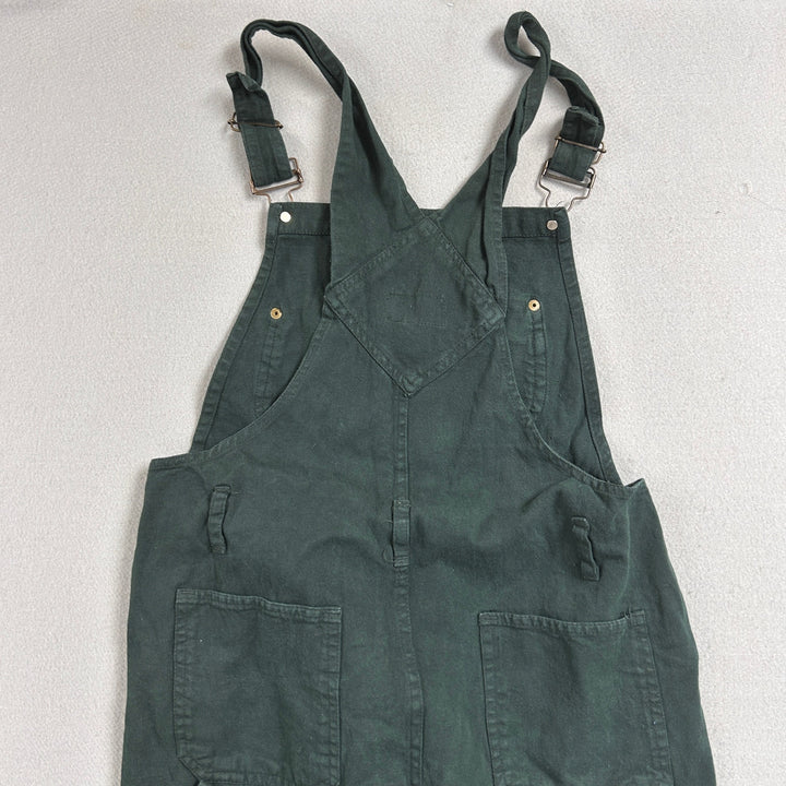 Vintage Rue Twenty One Green Overalls Size 34