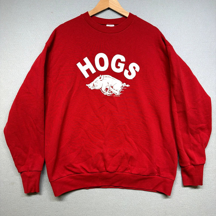 Vintage University of Arkansas Hogs Sweatshirt Size XL