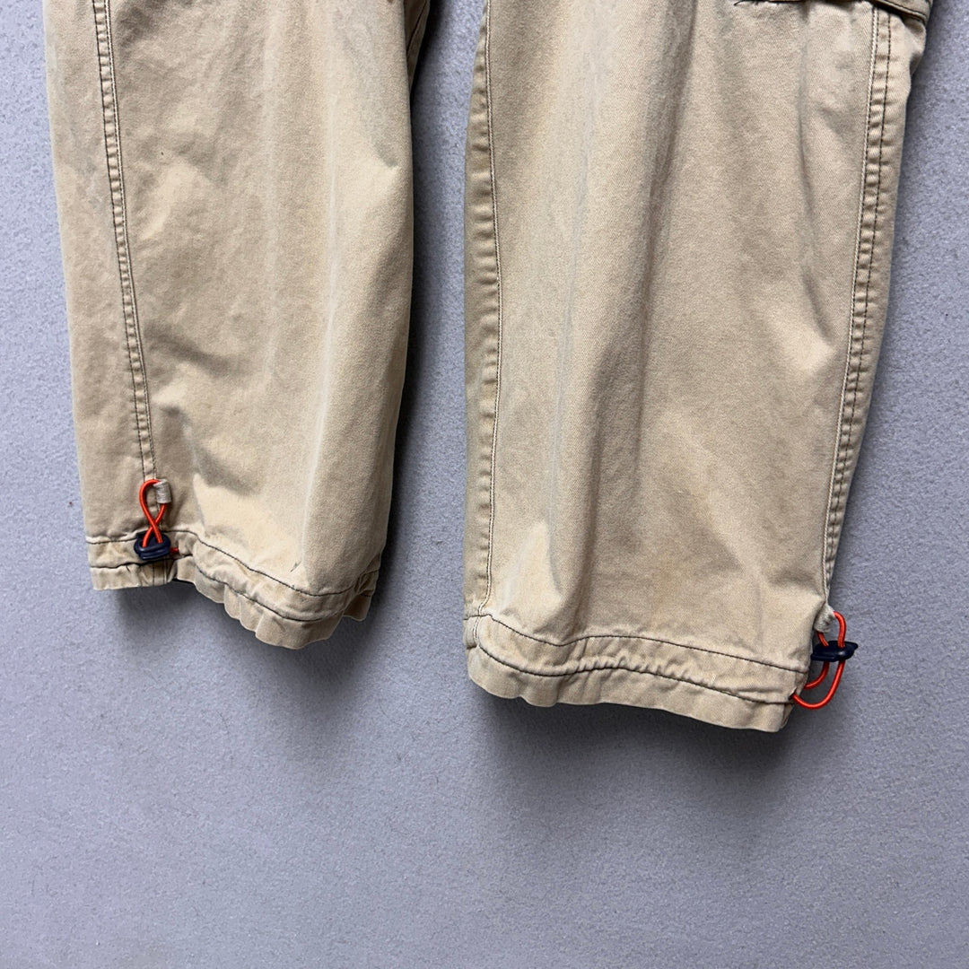 Vintage Bugle Boy Jeans Cargo Tech Pants Size 36x30