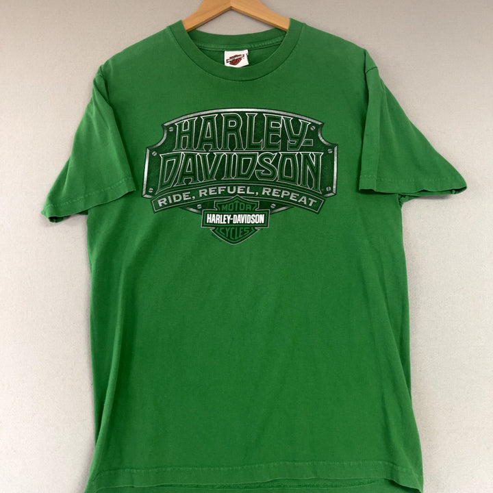 Harley Davidson Mexico Green T Shirt Size Large