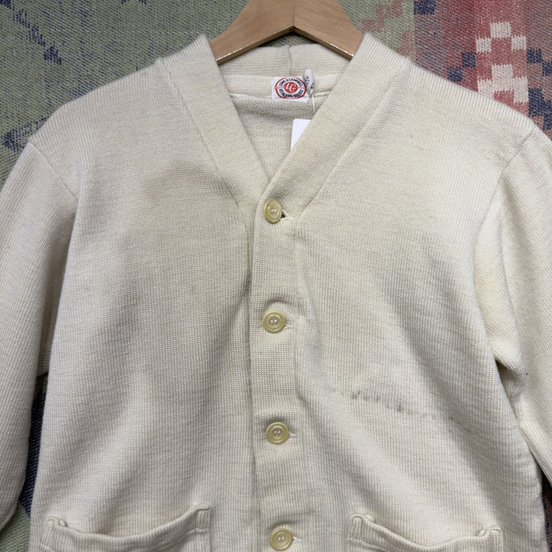 Lowe and Campbell Vintage Cardigan Sweater Size Medium 50s