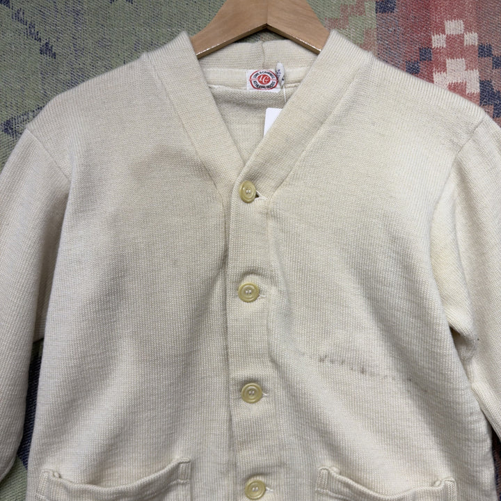 Lowe and Campbell Vintage Cardigan Sweater Size Medium 50s
