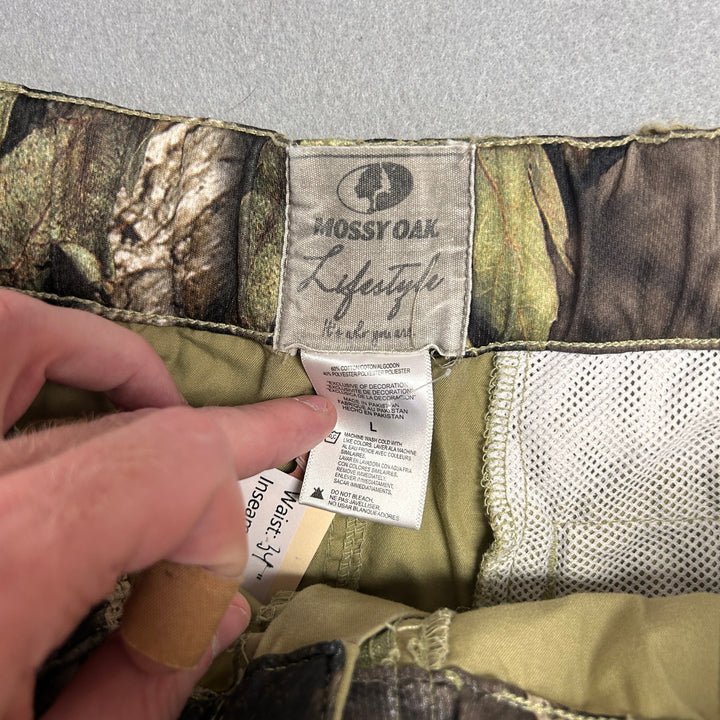 Mossy Oak Lifestyle Cargo Shorts Size Large