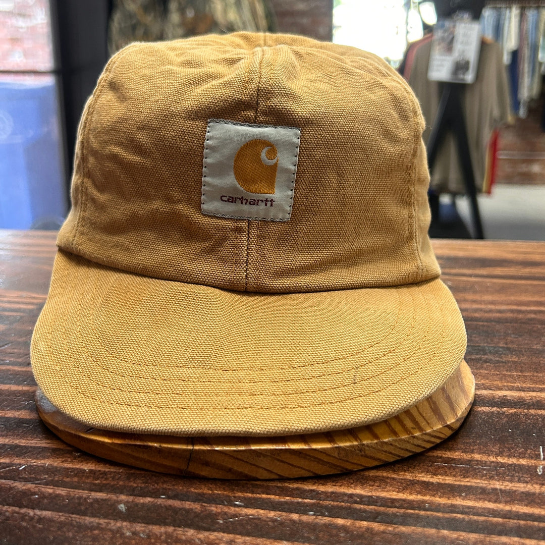 Vintage 90's Carhart Canvas Insulated Work Hat W/ Neck Flap
