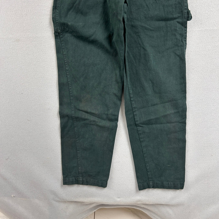 Vintage Rue Twenty One Green Overalls Size 34