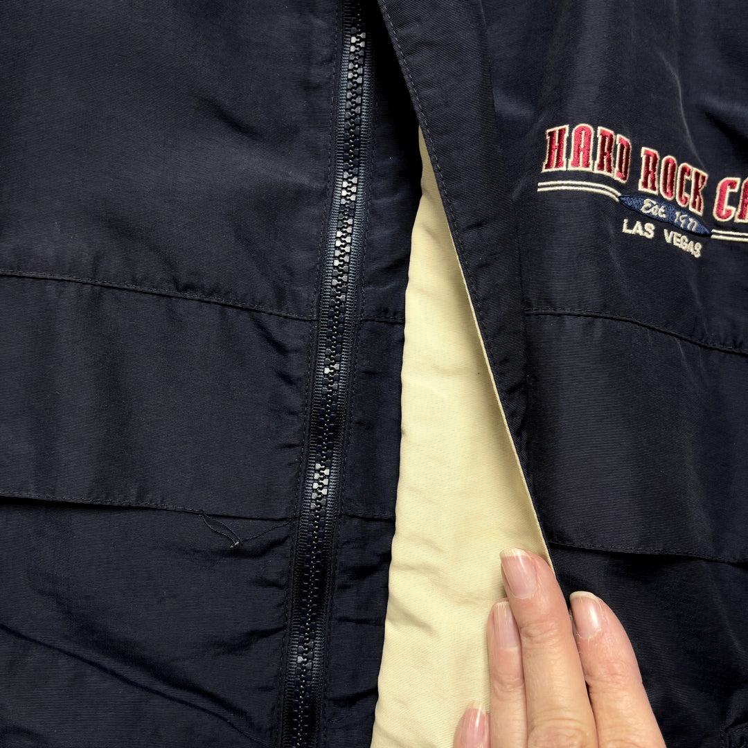 Vintage Hard Rock Cafe Las Vegas Men's Windbreaker Jacket Medium
