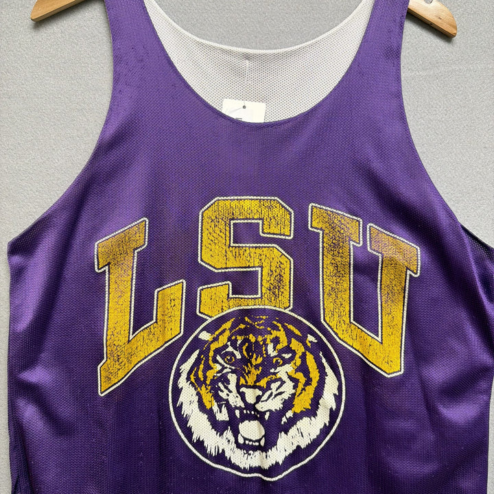 Vintage LSU Tigers Reversible Practice Jersey Size Large