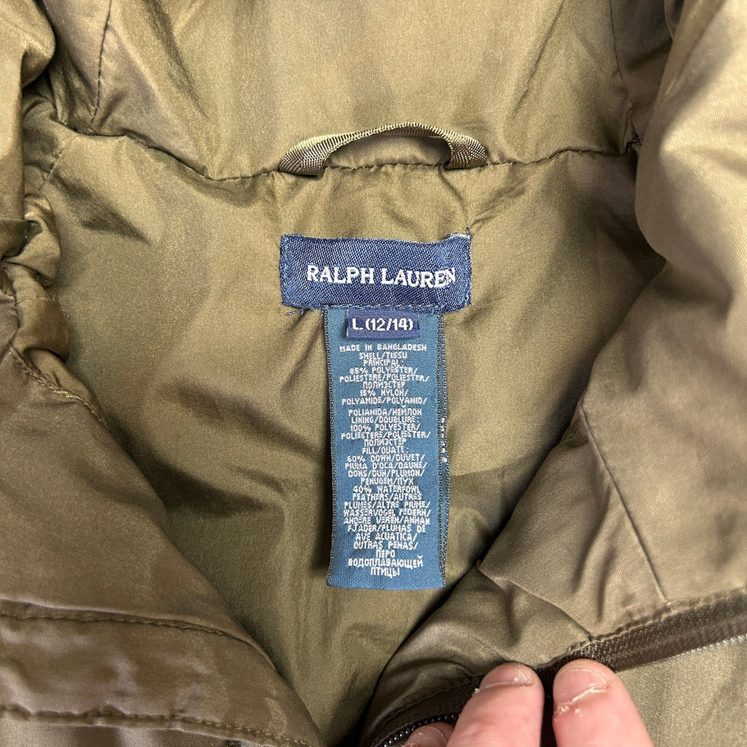 Kids Polo Ralph Lauren Down Puffer  Jacket Size Large