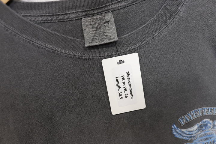 Fayetteville Bike Rally Gray T Shirt  XXL