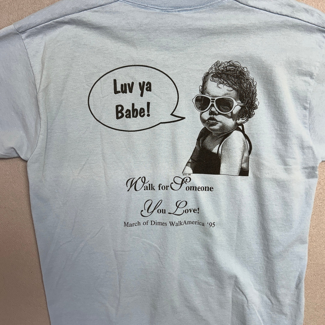 Vintage March of Dimes T Shirt Size Large