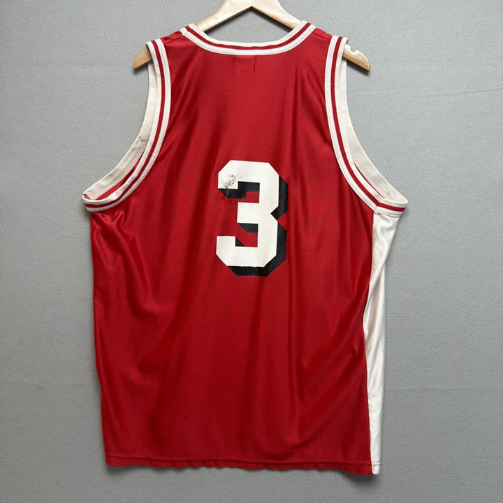 Vintage Wilson Red Devils Basketball Jersey Size XL