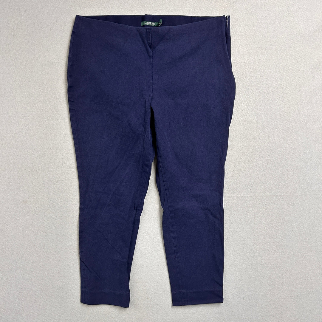 Lauren Ralph Lauren Navy Blue Dress Capris Size 18 W