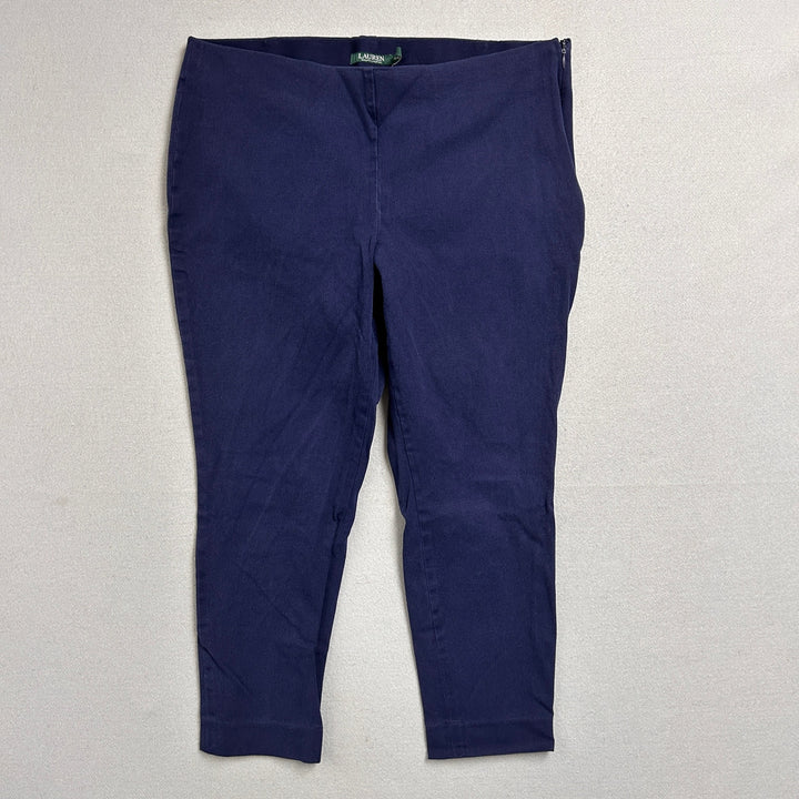 Lauren Ralph Lauren Navy Blue Dress Capris Size 18 W