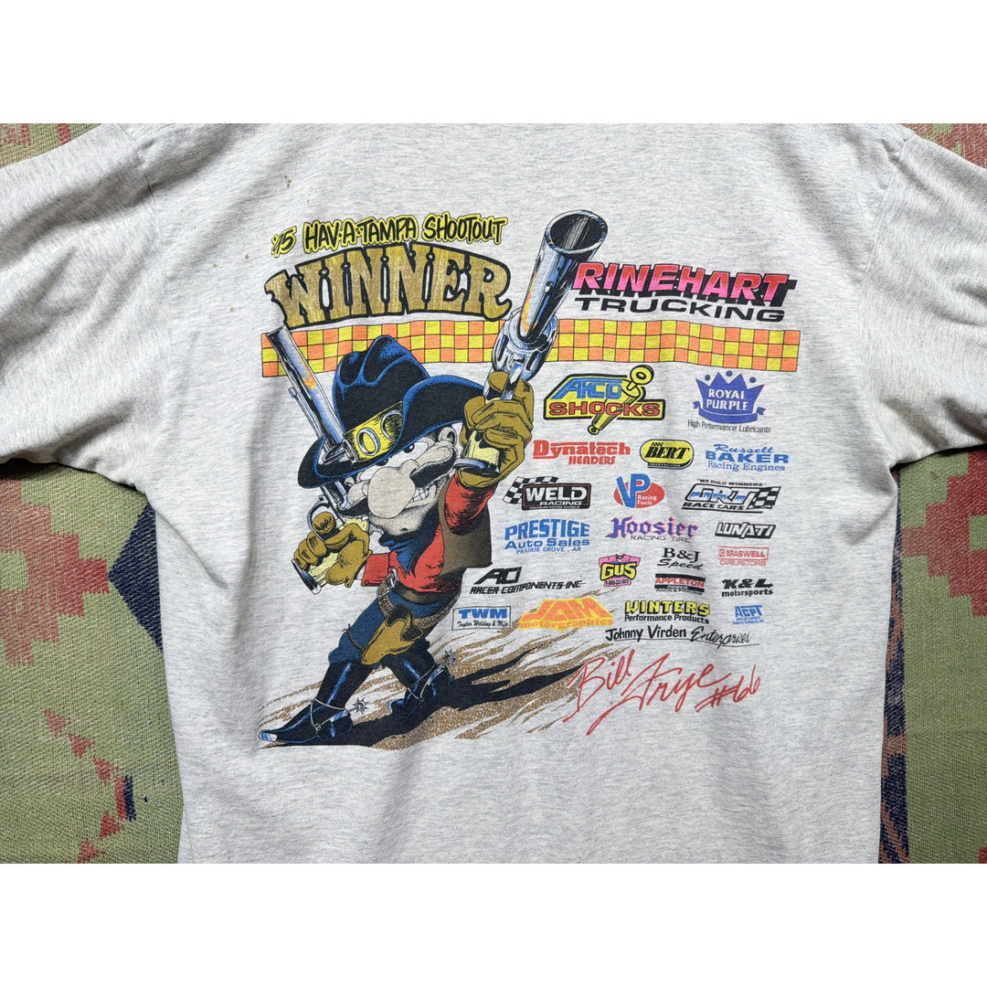 Bill Frye Vintage Racing Nascar T Shirt Size Large  90s