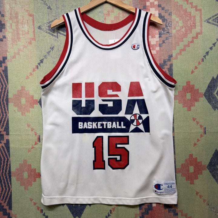 Magic Johnson Dream Team Vintage Champion Jersey Size Large 90s