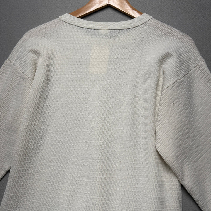 Vintage Hanes Thermal Long Sleeve T Shirt Size XL