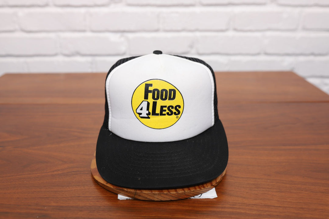 80s food 4 less trucker hat