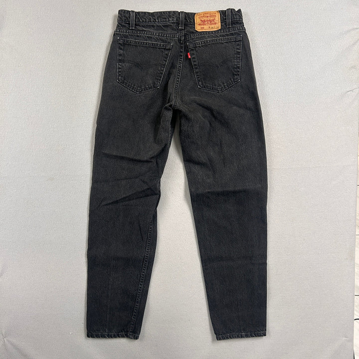 Vintage Levi's 550 Made in USA Black Jeans Size 32