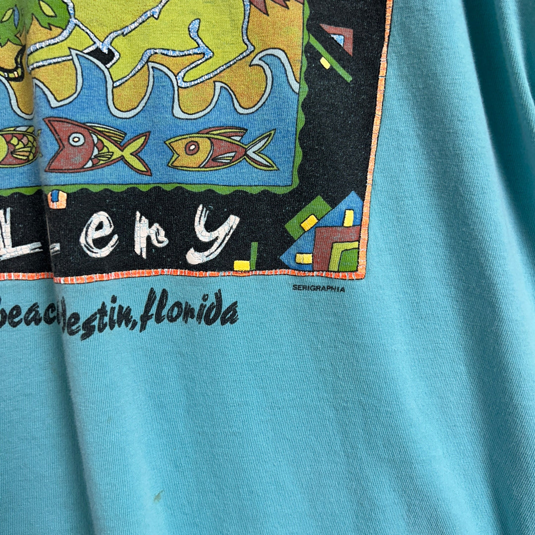 90's The Zoo Gallery Ft Walton Destin Beach Shirt Size Large