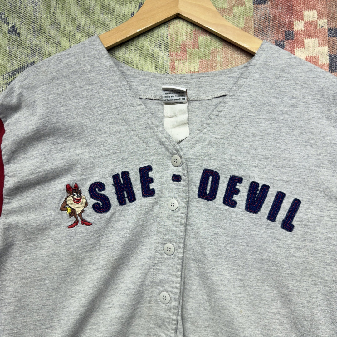 Looney Tunes She Devil Vintage Jersey Size Large 2000s