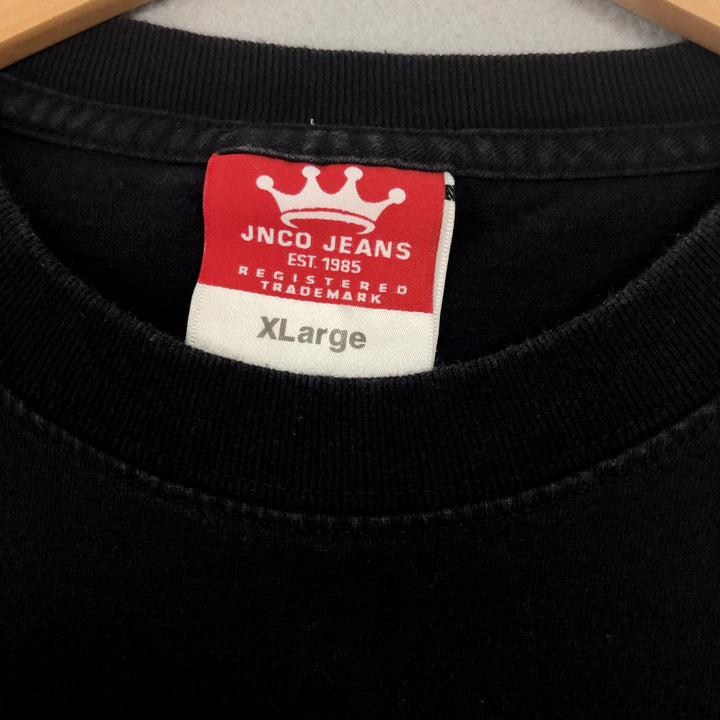 Vintage Jnco Jeans Skull Wrap Around T Shirt Size XL